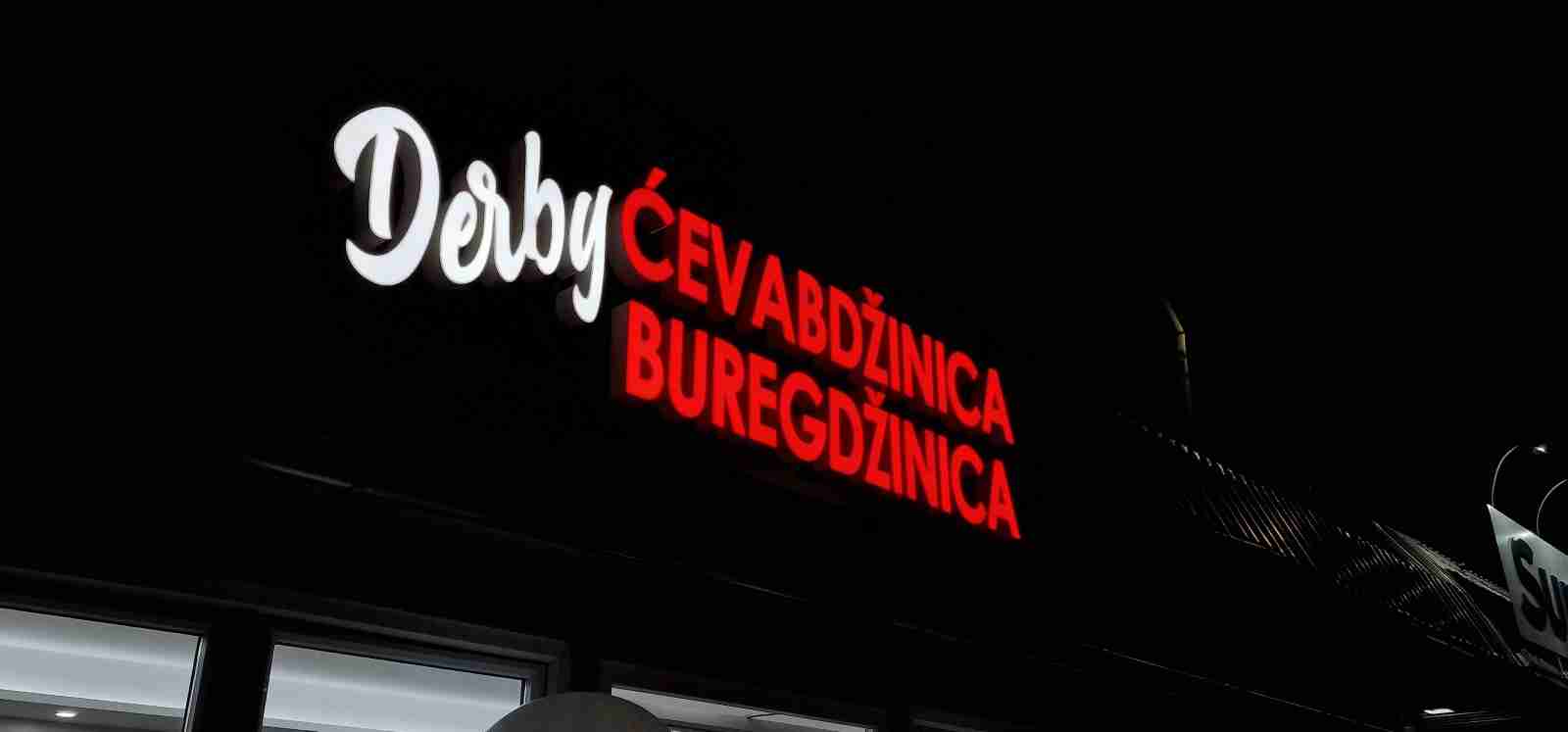 Visual Art Sarajevo Alubond svjetleće reklame - Alubond reklame su elegantna i izdržljiva rešenja za eksterijerne i enterijerne oznake.