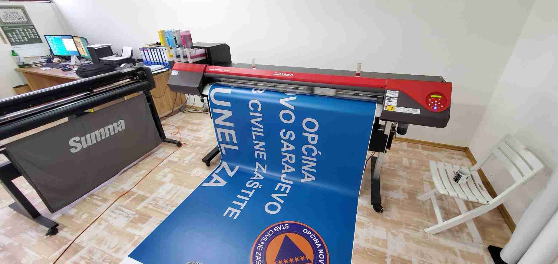 Visual Art Sarajevo Print Velikog Formata - Print velikog formata omogućava visokokvalitetnu štampu na različitim podlogama.