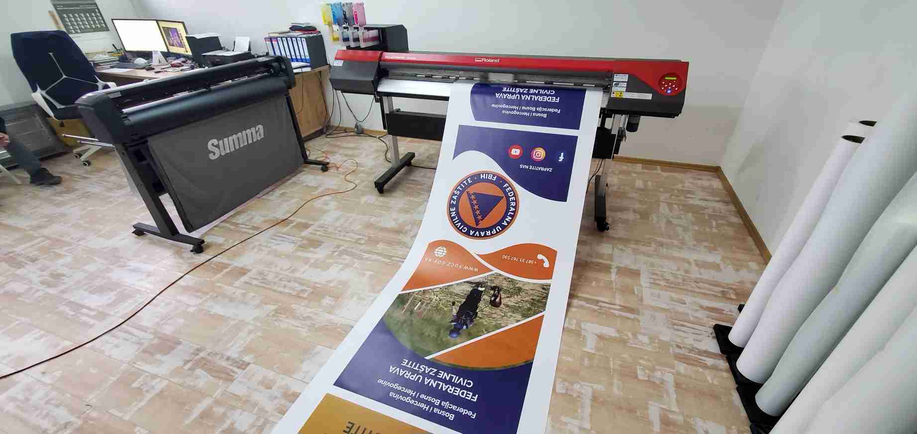Visual Art Sarajevo Print Velikog Formata - Print velikog formata omogućava visokokvalitetnu štampu na različitim podlogama.
